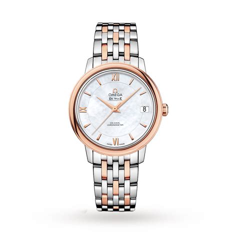 omega de ville prestige co-axial 32.7mm ladies watch|omega de ville prestige bracelet.